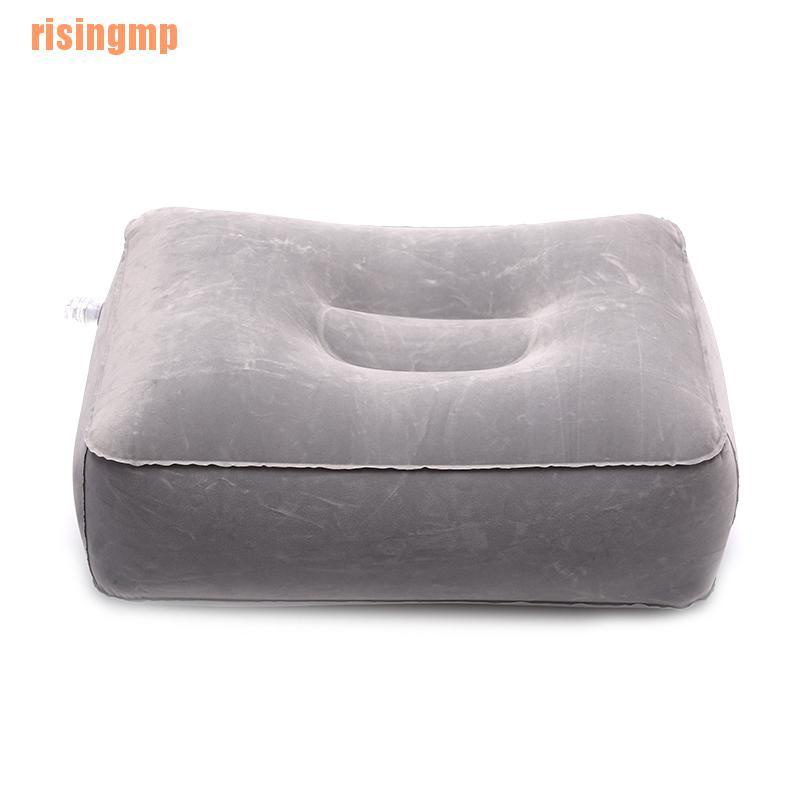 Gối gác chân bơm hơi bằng nhựa PVC mềm tiện dụng cho văn phòng