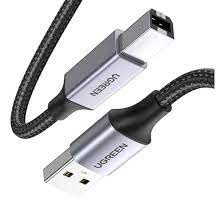 Cáp máy in dài 3M đầu nhôm bọc dù Type-A to Type-B Ugreen 80804 cao cấp