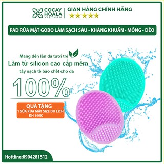 Miếng Rửa Mặt - Pad Rửa MặtSilicone Làm Sạch Sâu Cocayhoala