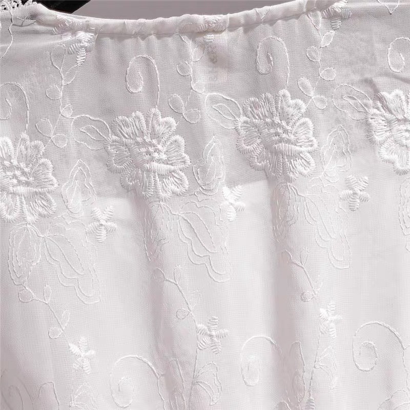 Váy Du Lịch Đi Biển Màu Trắng 3 Món