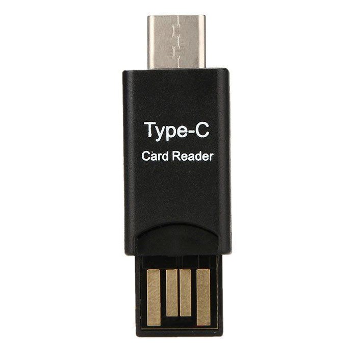 USB 3.1 Type C USB-C to Micro-SD TF Card Reader Adapter for Macbook PC Cellphone