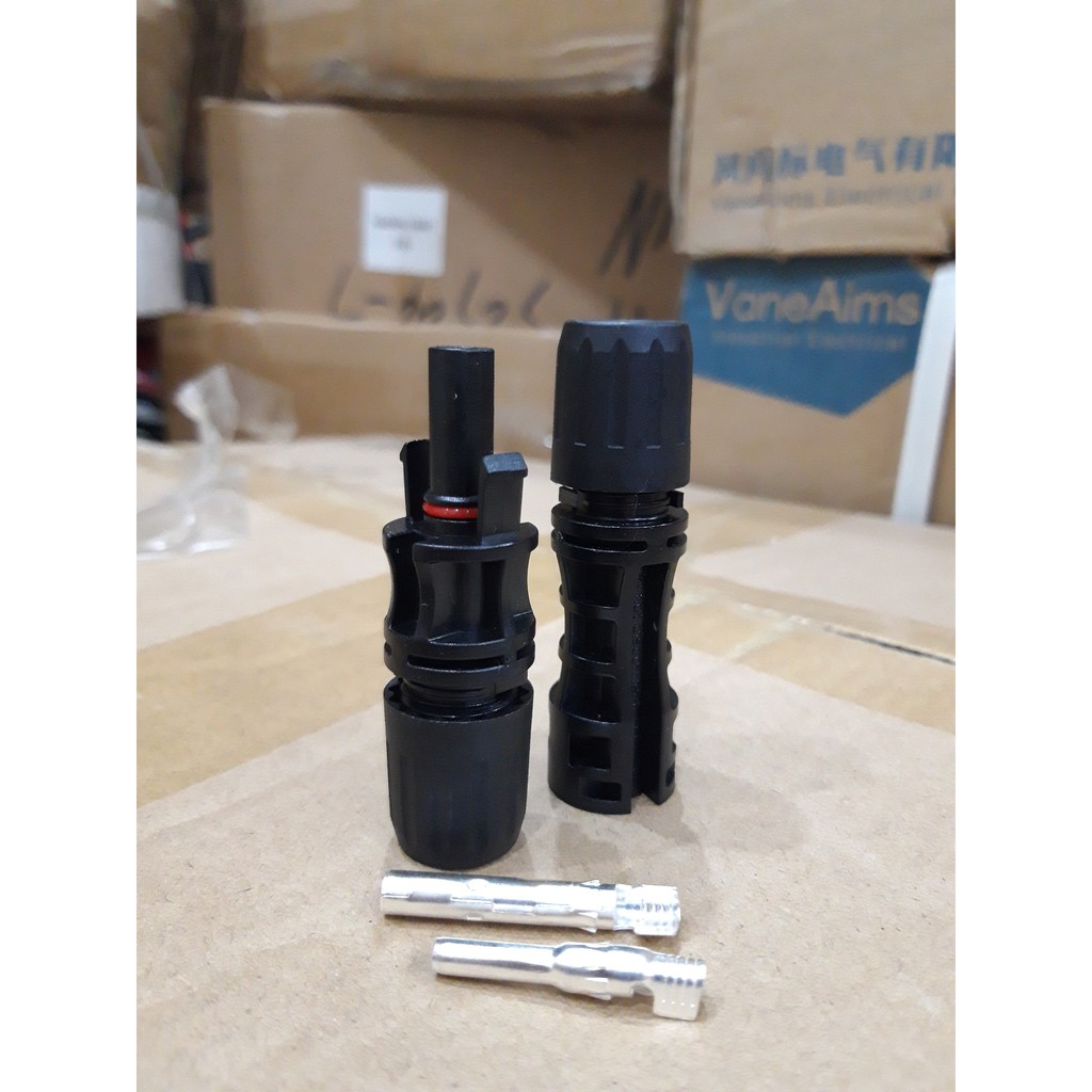 Jack nối MC4 1500V loại tốt 30A - jack nối dùng cho PIN năng lượng mặt trời