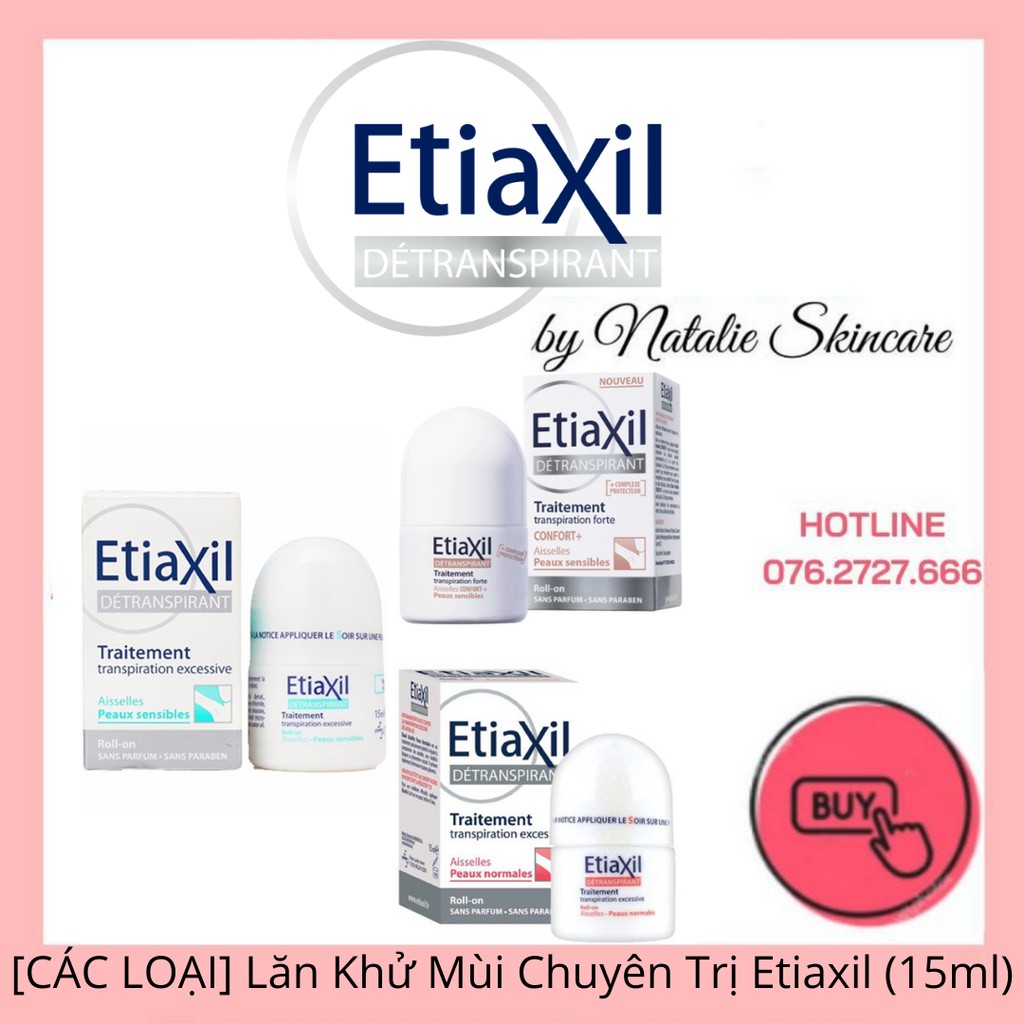 Lăn Khử Mùi Điều Tiết Mồ Hôi Etiaxil 15ml