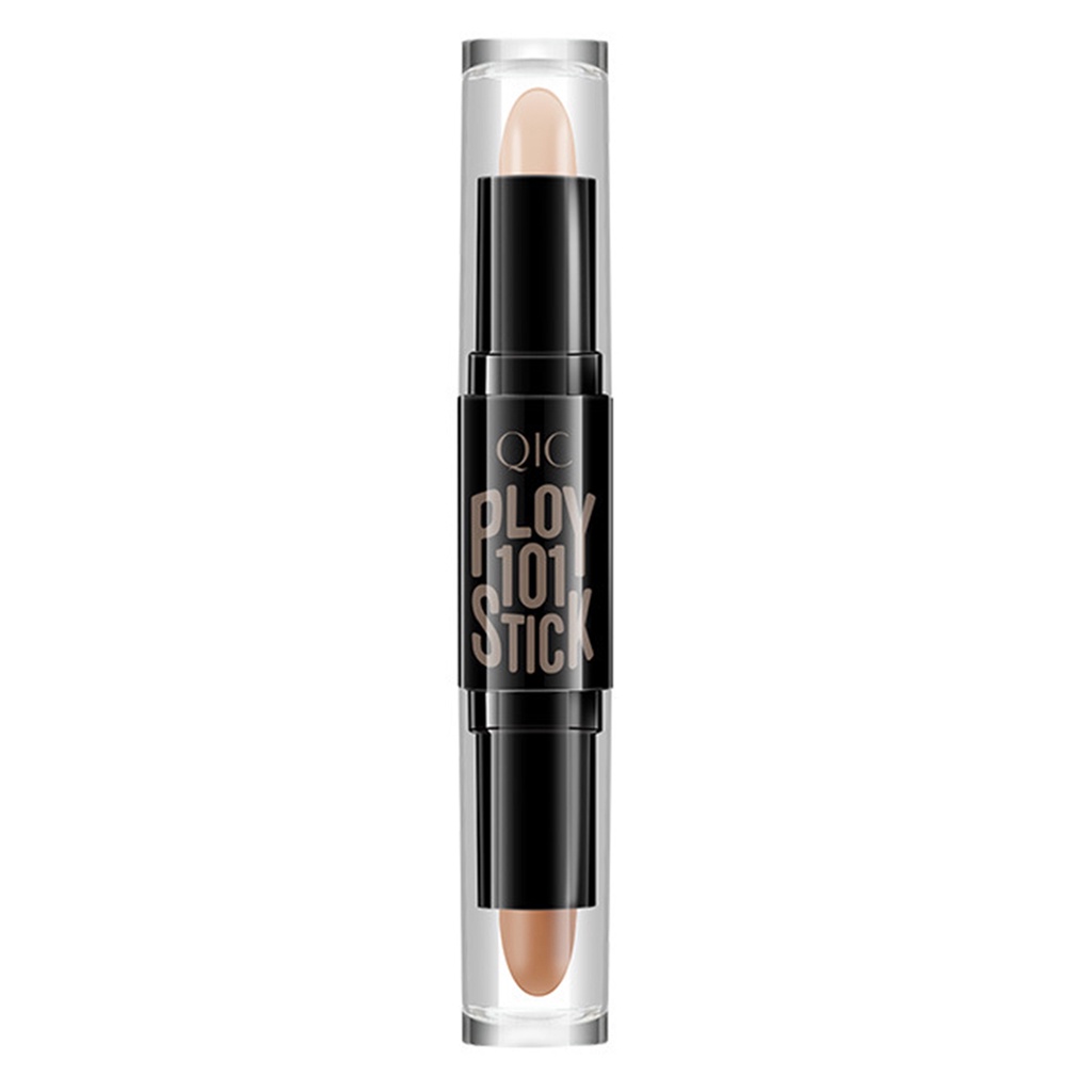 <littlebeare> 5.6g Concealer Stick Dual-head Natural Synthetic Contour Brightening Wonder Pen for Party