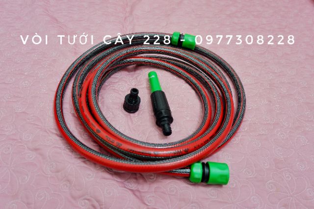 Bộ dây vòi 20 mét siêu bền, tưới cây, rửa xe đa năng