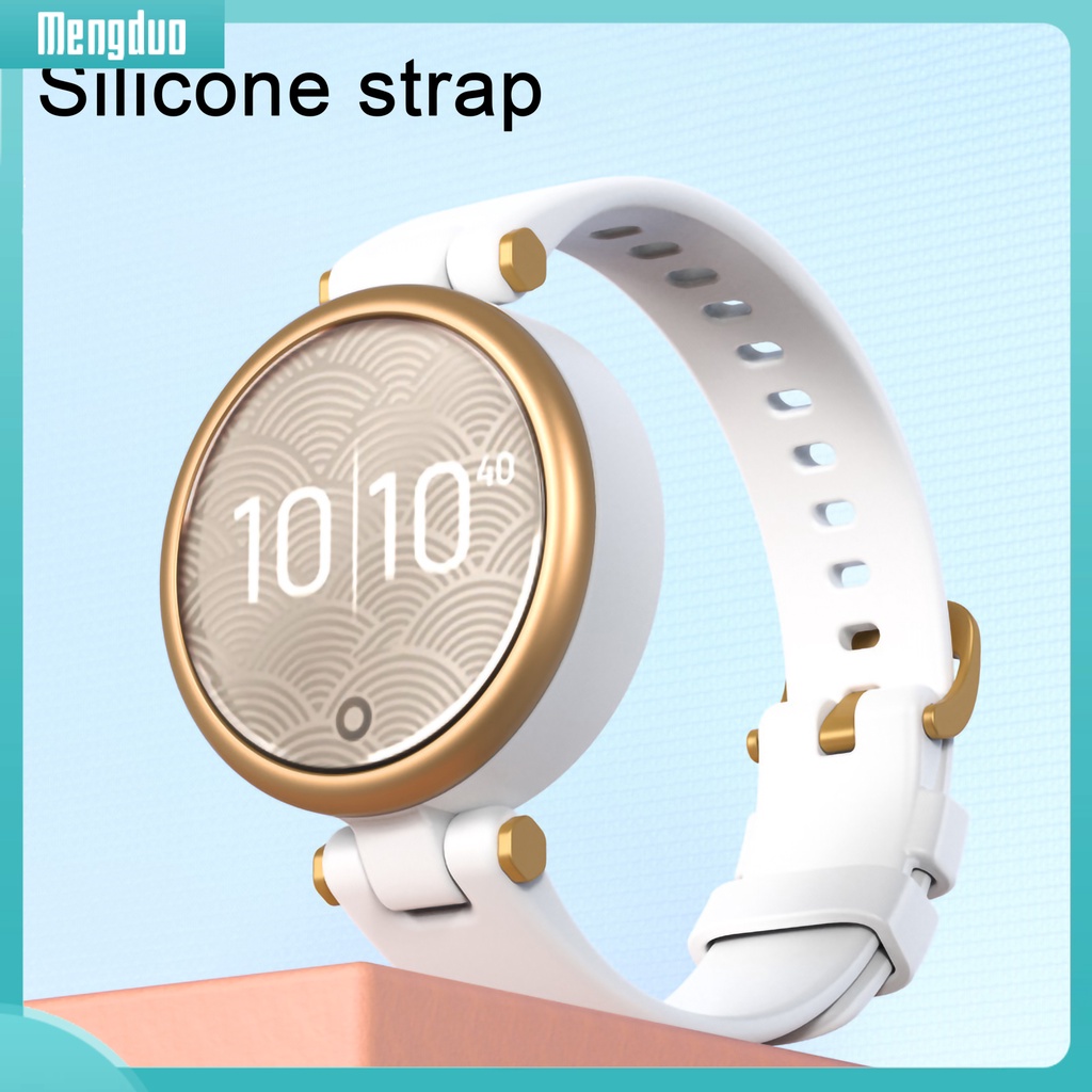 Dây Đeo Đồng Hồ Bằng Silicone 14mm Thay Thế Cho Garmin LilY W2B