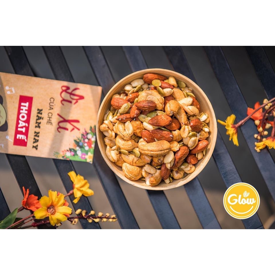 GLOW các loại hạt Mixed Nuts vị mật ong - 480gr