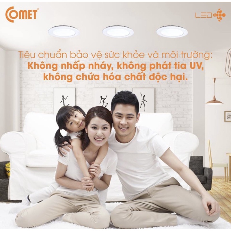 Đèn led âm tường 9w Comet siêu sáng