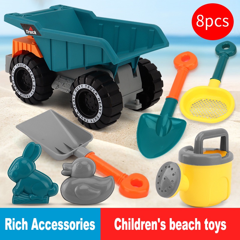 Bộ 8 món đồ chơi xúc cát Sea Sun Toys thú vị cho bé