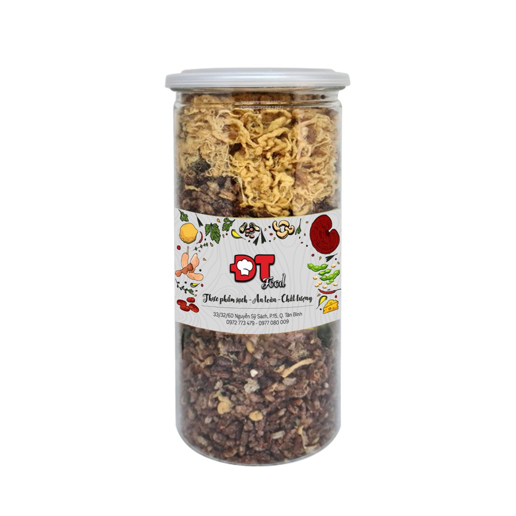 Cơm gạo lứt mix rong biển chà bông hũ 300g