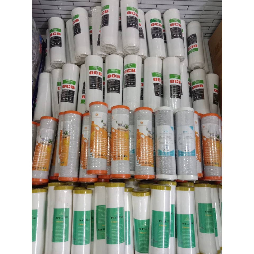 Bộ Ba Lõi Lọc Nước 1,2,3 Ro - Lõi Lọc Thô 123