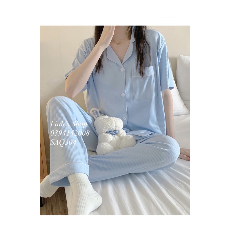 Bộ Măc Bầu Sau Sinh Ở Cữ Cho Bé Bú SAQ304