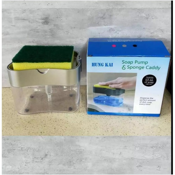 Hộp Đựng Dầu Rửa Bát Tặng Kèm Giẻ Rửa Bát 2 in 1 Tự Động Lấy Dầu Thông Minh