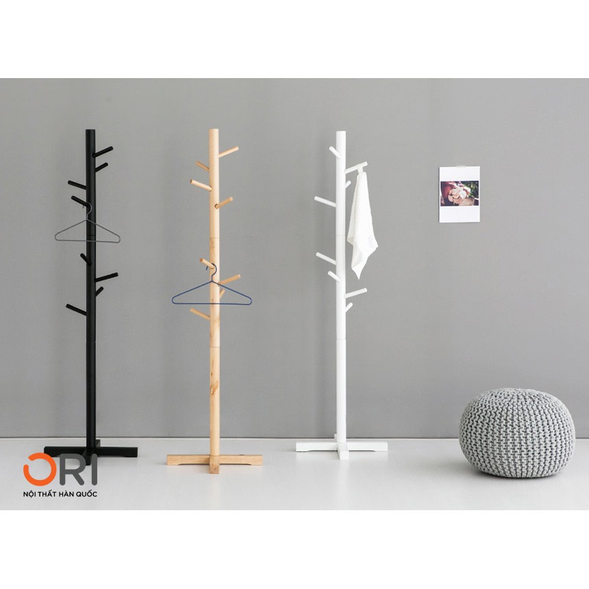 CÂY TREO QUÂN ÁO - PHỤ KIỆN HÀN QUỐC - STANDING HANGER WHITE - ORI NỘI THẤT HÀN QUỐC