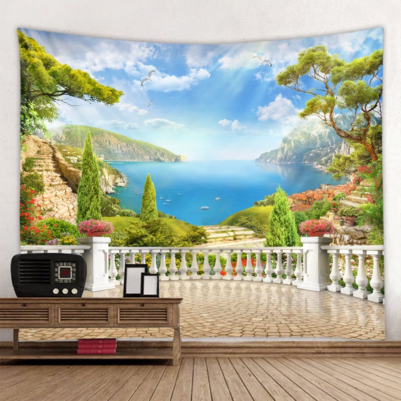 Tranh Vải Treo Tường Trang Trí 3m*2m