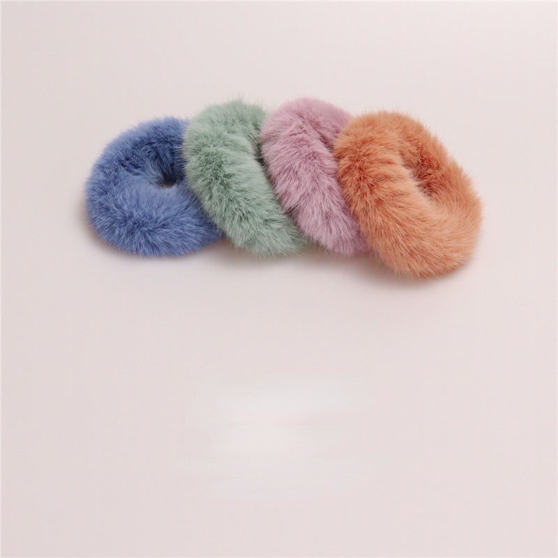 Dây Cột Tóc Vải Bông Dễ Thương Phong Cách Hàn Quốc Cho Nữ