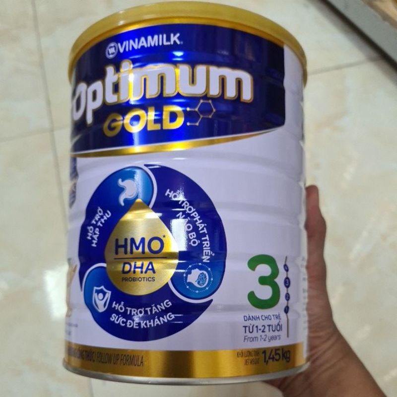 sữa bột vinamilk optimum gold step 3 1kg45 (1450g)