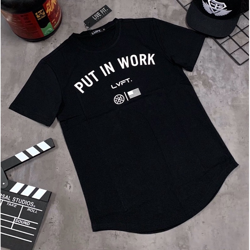 [giảm sốc]áo gym nam LIVEFIT cotton 100% form body cực chất.