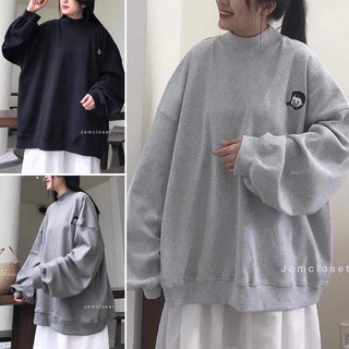 Áo sweater nỉ CÔ GÁI phom to dáng suông tay bo chất nỉ ngoại giá siêu rẻ A13