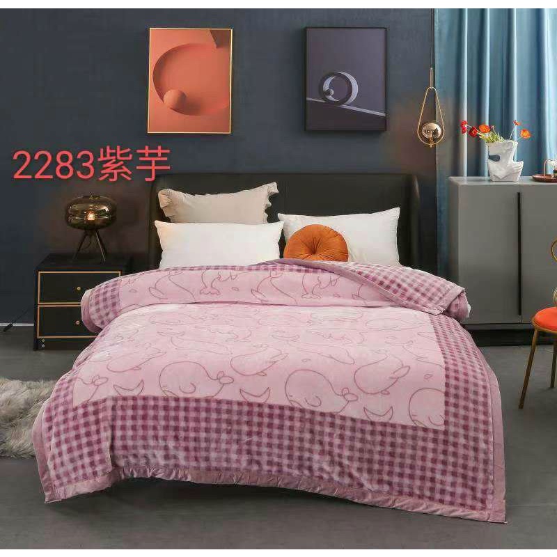 CHĂN NỈ TUYẾT 2  MẶT HỌA TIẾT MỀM MỊN NẶNG 3KG KÍCH THƯỚC 2MX2M3