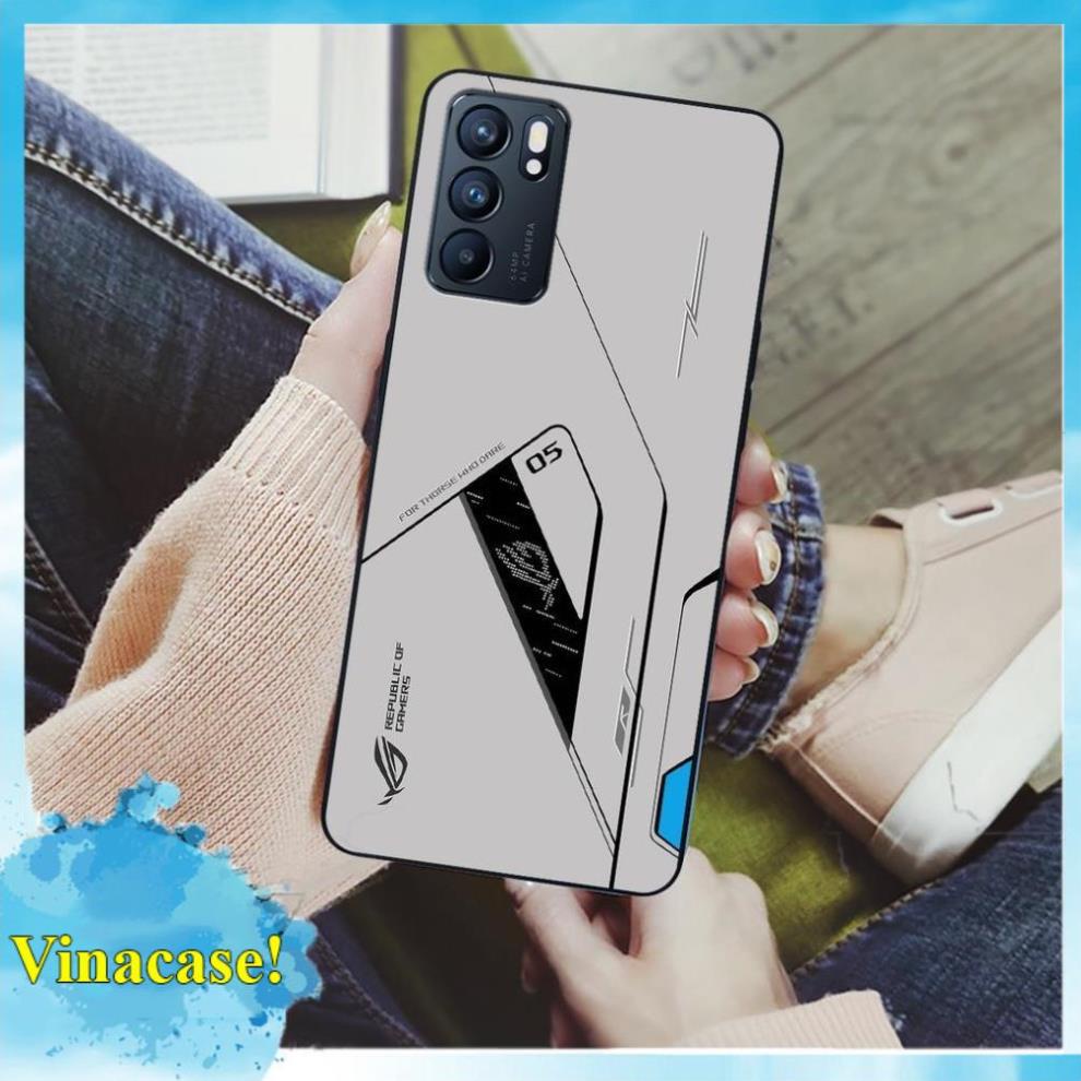 Ốp lưng Oppo A36 - Oppo A76 - Oppo A55 - Oppo A54 - Oppo A95 - Oppo A74 - Reno 6 5G, Reno 6z 5G hình ROG Gaming edition.