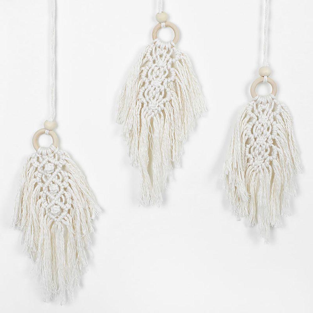 KUNHEV Phụ Kiện Treo Tường Trang Trí Tiệc Cưới Bằng Gỗ Phong Cách Boho