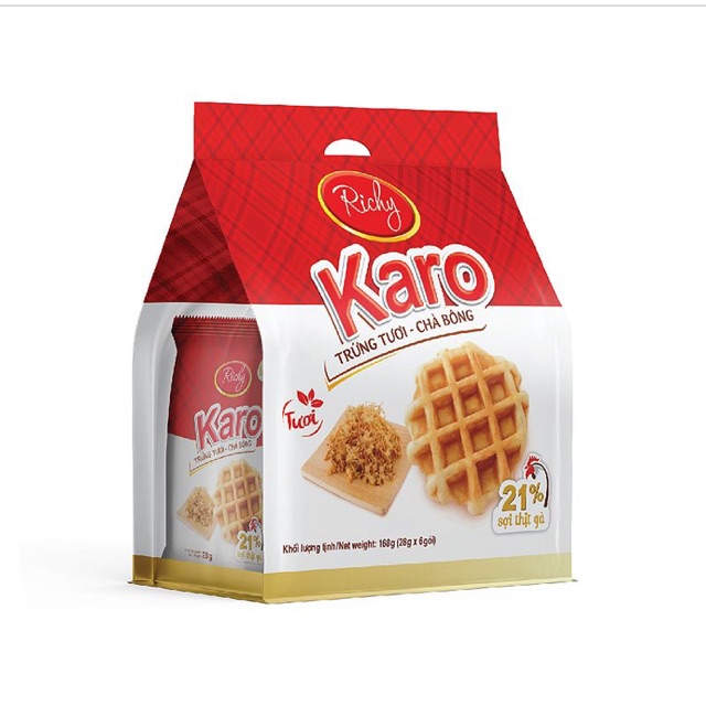 Bánh Karo Trứng Chà Bông 156g