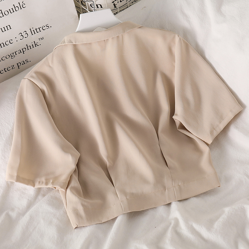 Áo Sơ Mi chiffon Tay Ngắn Thời Trang Dễ Phối Đồ