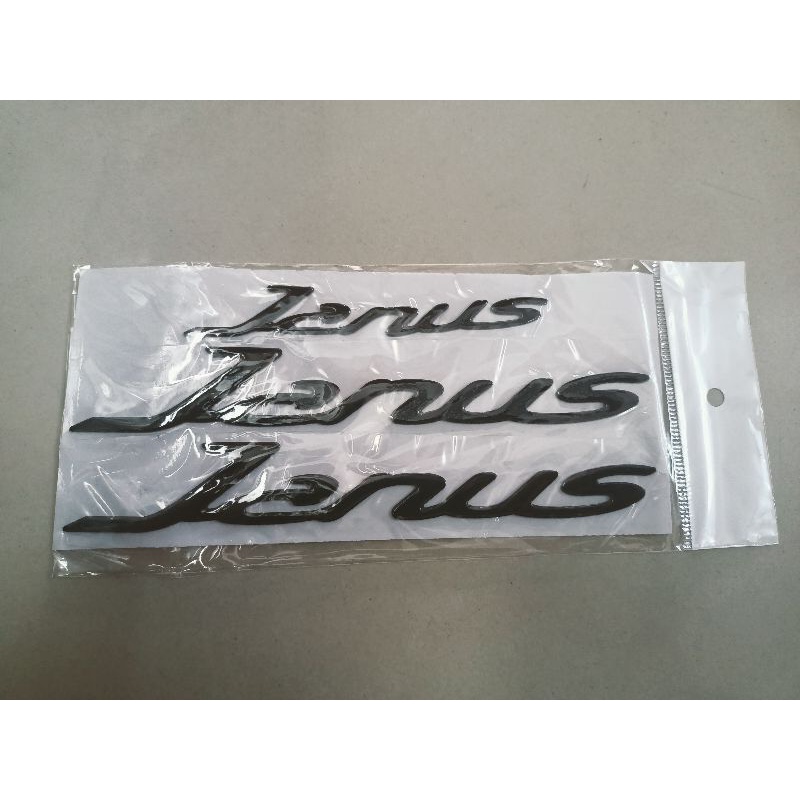 Bộ tem nổi Janus màu đen new