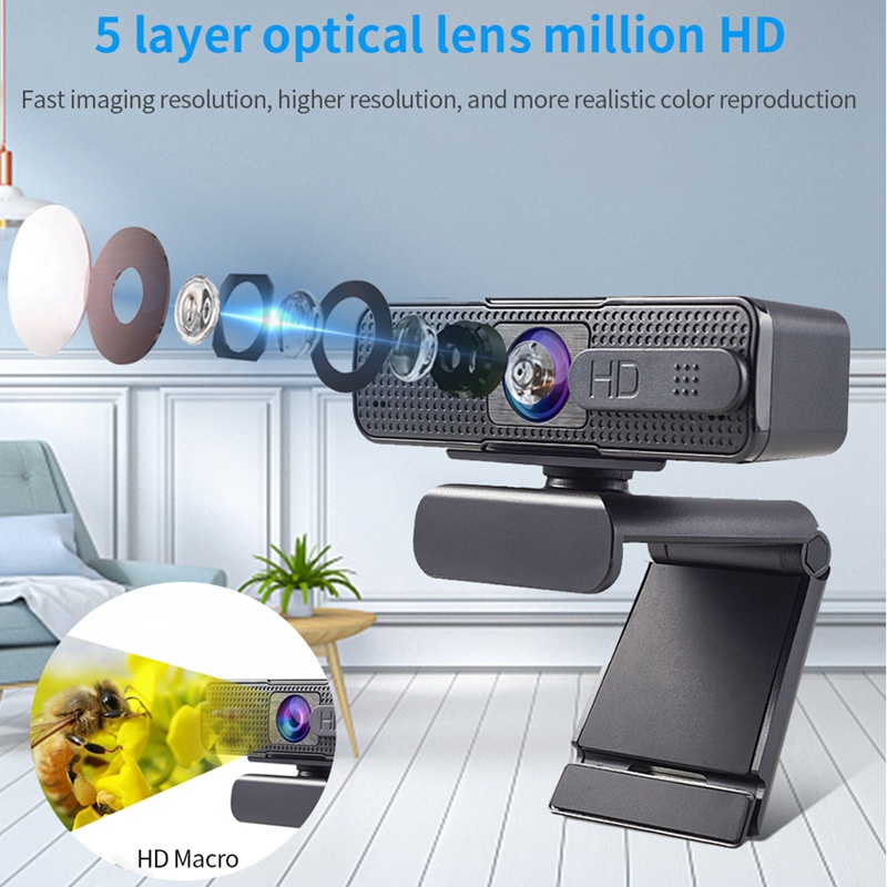 Webcam Hd 1080p Usb Tự Động Lấy Nét Kèm Micro Cho Video | BigBuy360 - bigbuy360.vn