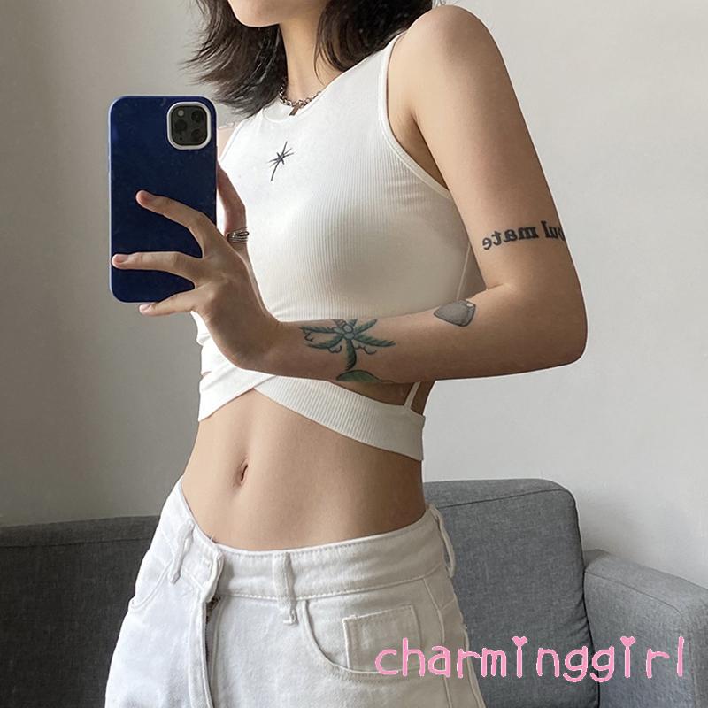 Áo Dệt Kim Sát Nách Cổ Tròn Họa Tiết Độc Đáo Thời Trang Mùa Hè Cho Nữ