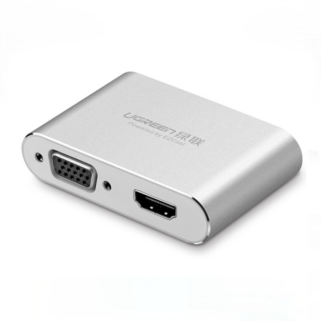 Bộ chuyển đổi đa năng Lightning, Micro USB, Type-C sang HDMI, VGA UGREEN US228 - Hàng Chính Hãng - Bảo Hành 18 Tháng