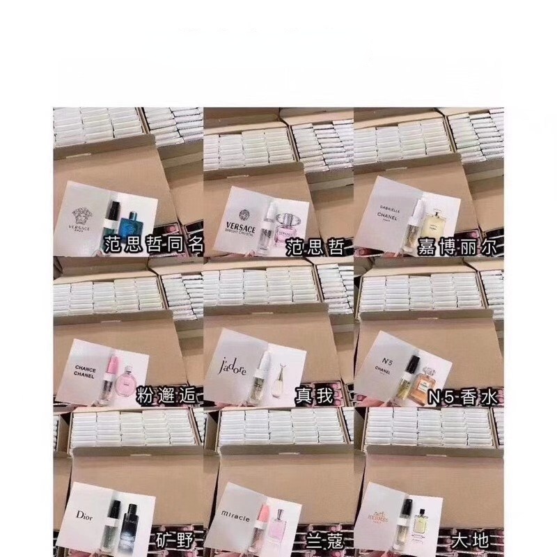 Túi May Mắn Đựng Mẫu Nước Hoa Nhiều Thương Hiệu