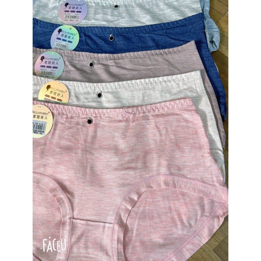 Quần lót muối tiêu cotton 100% 703(shop bao chất) lẻ 1c | BigBuy360 - bigbuy360.vn