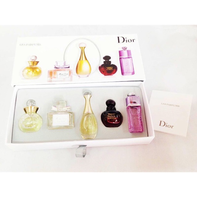 Set 5 chai nước hoa mini Dior