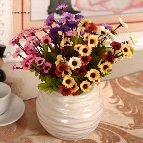 Đóa hoa cúc nhân tạo bằng vải dùng trang trí bền bỉ đẹp mắt