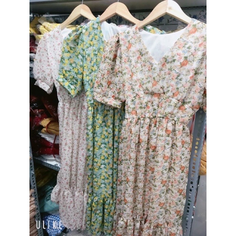 Đầm maxi voan hoa thiết kế 🌸🌸🌸 | BigBuy360 - bigbuy360.vn
