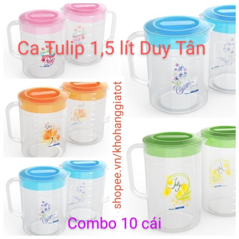 COMBO 10 CA TULIP 1,5 LÍT DUY TÂN -KT 16,4*12*16CM