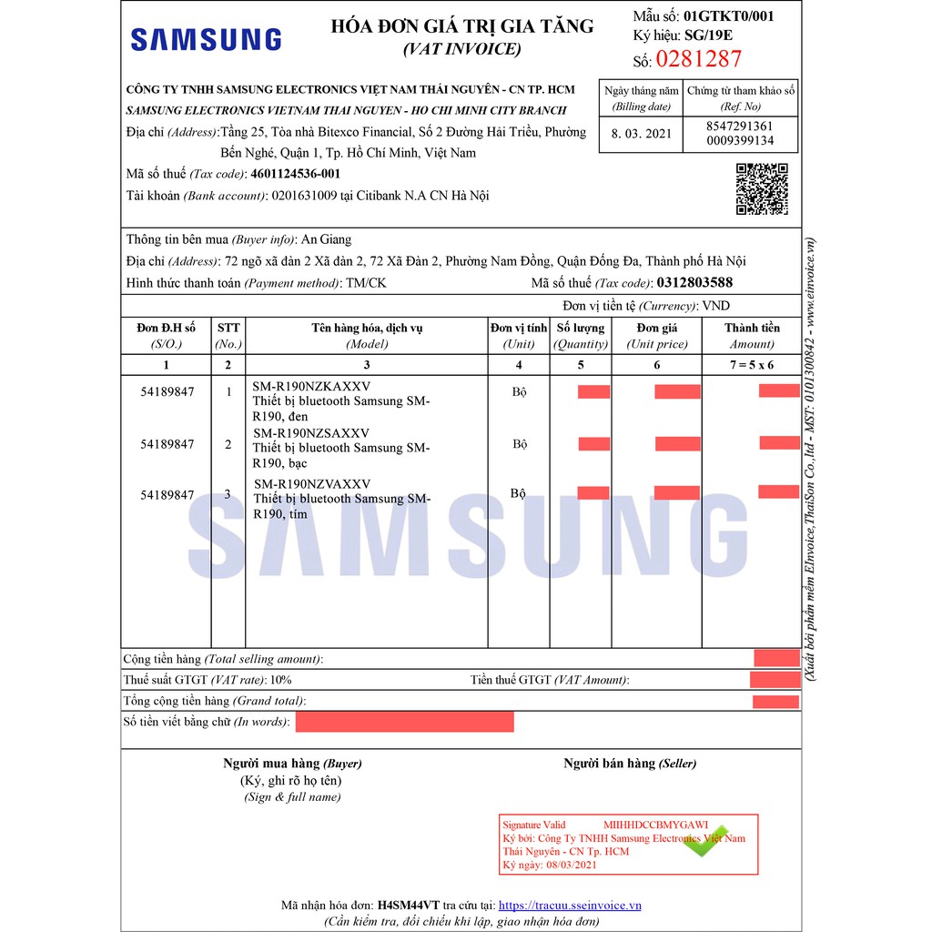 Tai nghe Bluetooh TWS Samsung Galaxy Buds Pro 2021