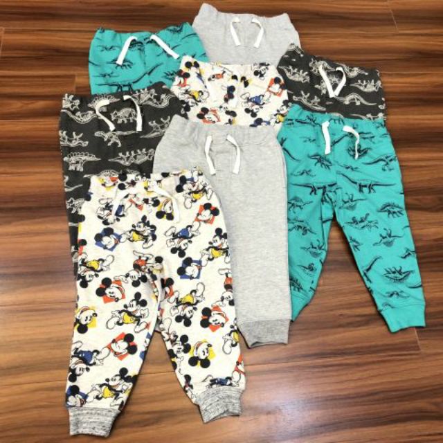 Set 3 quần nỉ Jogger Baby Gap xuất dư bé trai