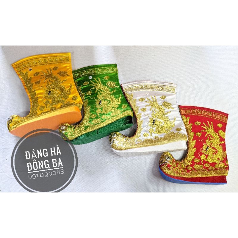 Khăn áo phụ kiện hầu đồng - Giày (hia) hầu quan lớn