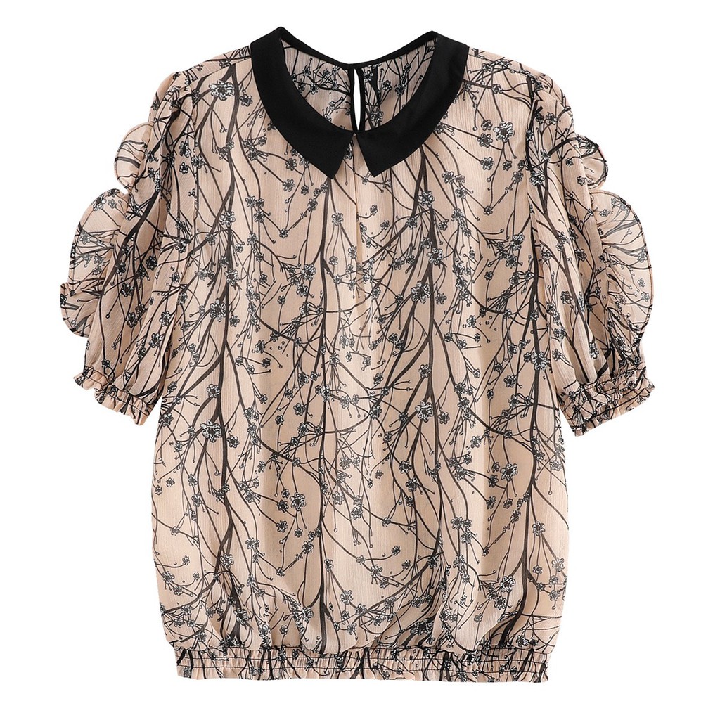 áo hoạ tiết cổ p pan cao cấp (thời trang Lolita xinh) LT89-0721