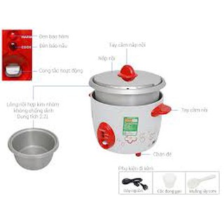 Nồi Cơm Điện 1.1 Lít Sharp KSH-D11 - Hàng Thái Lan