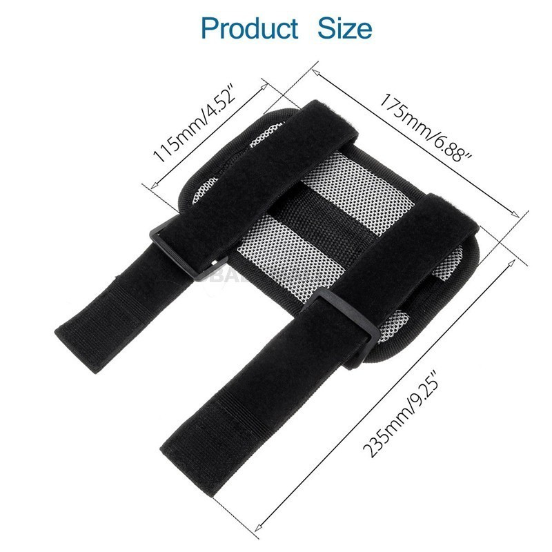 Đai Cố Định Khuỷu Tay Bằng Nylon Màu Đen Chuyên Dụng Cho Luyện Tập Đánh Golf