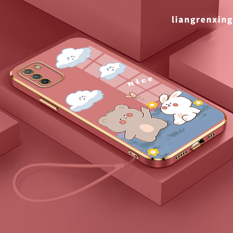 Ốp Điện Thoại Silicon Mềm Mạ Điện Chống Sốc Cho xiaomi poco m3 Ddx01