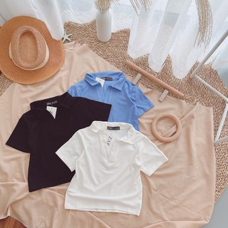 ÁO CROPTOP CỔ ĐỨC NỮ HOT A86