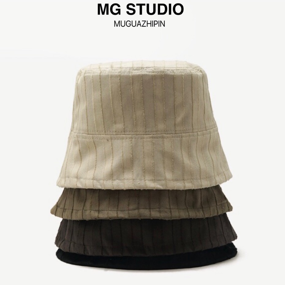 Mũ xô phối sọc MG STUDIO thiết kế đơn giản