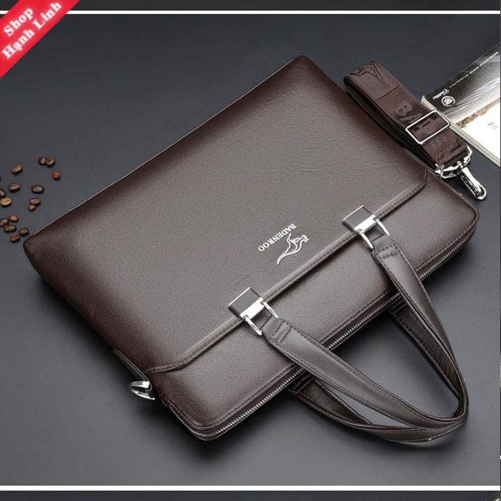 Cặp da công sở hiệu Badenroo kích thước 31 x 42 x 6.5 cm, đựng laptop 15,6 inch, cặp văn phòng | BigBuy360 - bigbuy360.vn