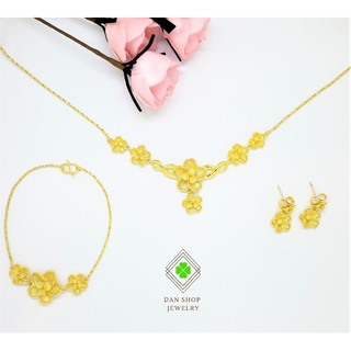 BỘ TRANG SỨC HOA MAI MẠ VÀNG