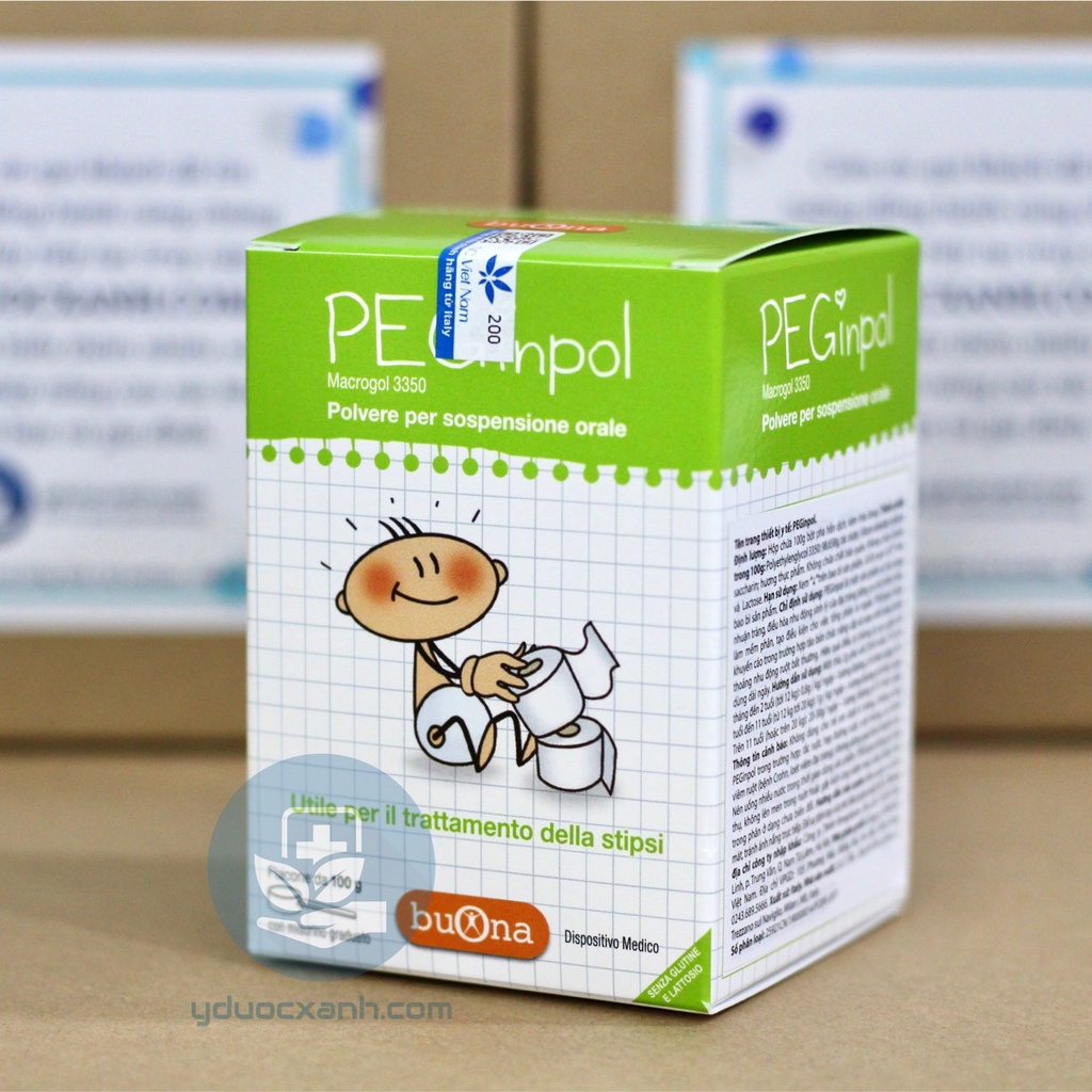 Mua  Nhuận tràng PEGINPOL Lọ 100g, Bột giảm táo bón cho bé, trẻ em - Y Dược Xanh